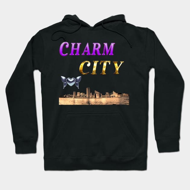 CHARM CITY BALTIMORE DESIGN Hoodie by The C.O.B. Store